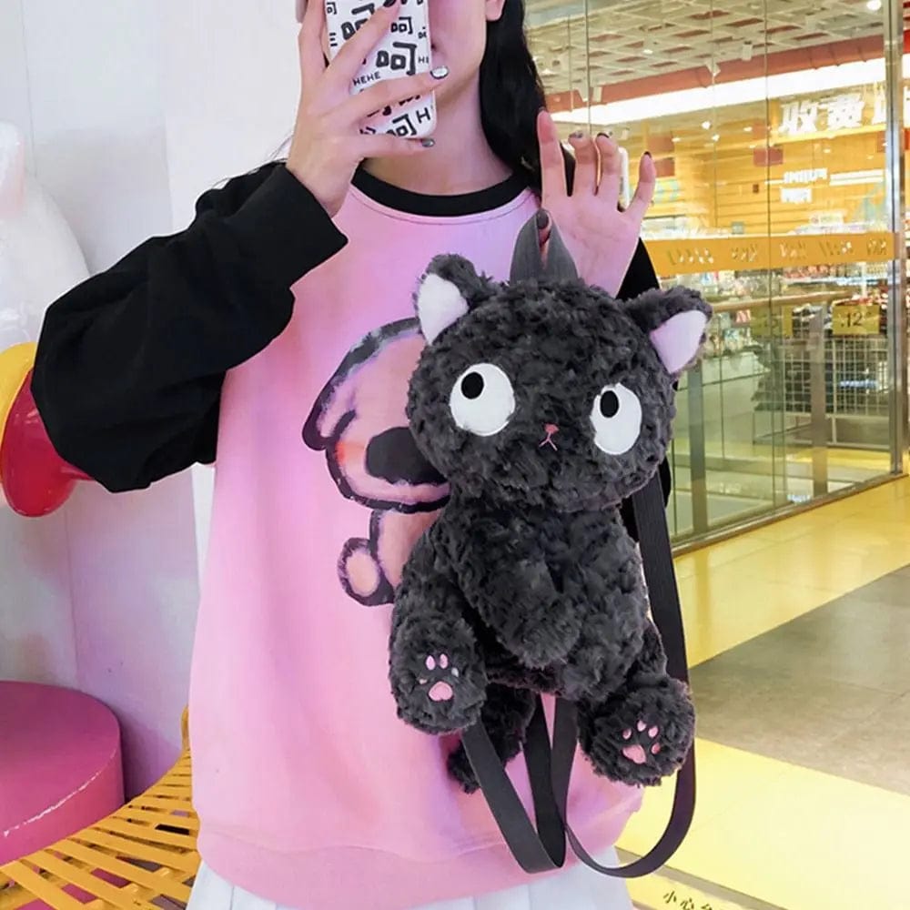 Purrfect Cat Plushie Backpack