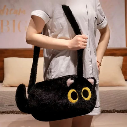 Kawaii Cat Plush Shoulder Bag