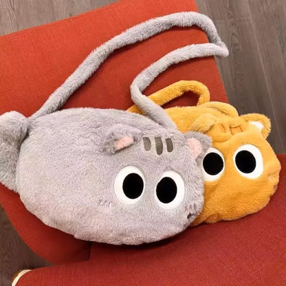 Kawaii Cat Plush Shoulder Bag