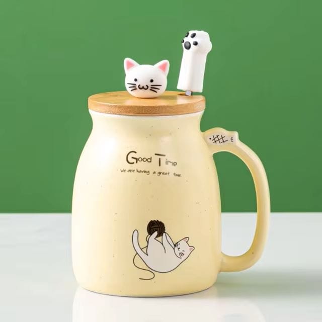 Cute Kitty Mug Set