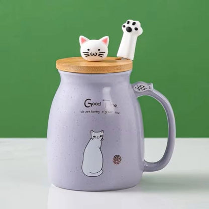 Cute Kitty Mug Set