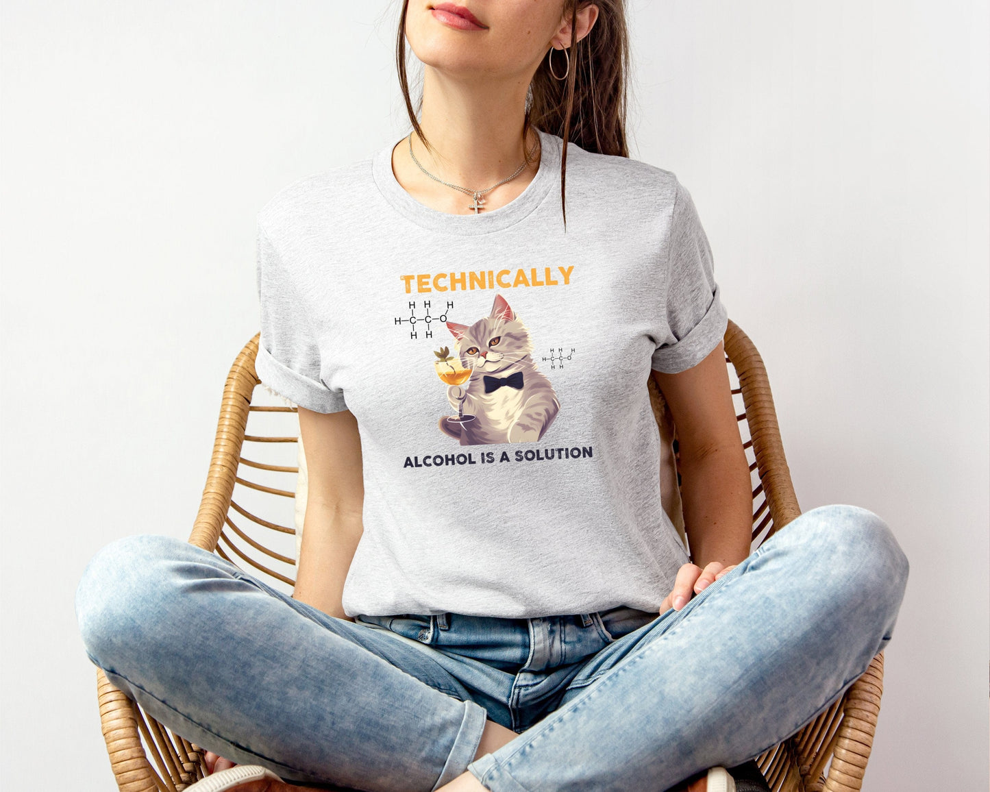 Technically Alcohol Is A Solution T-shirt