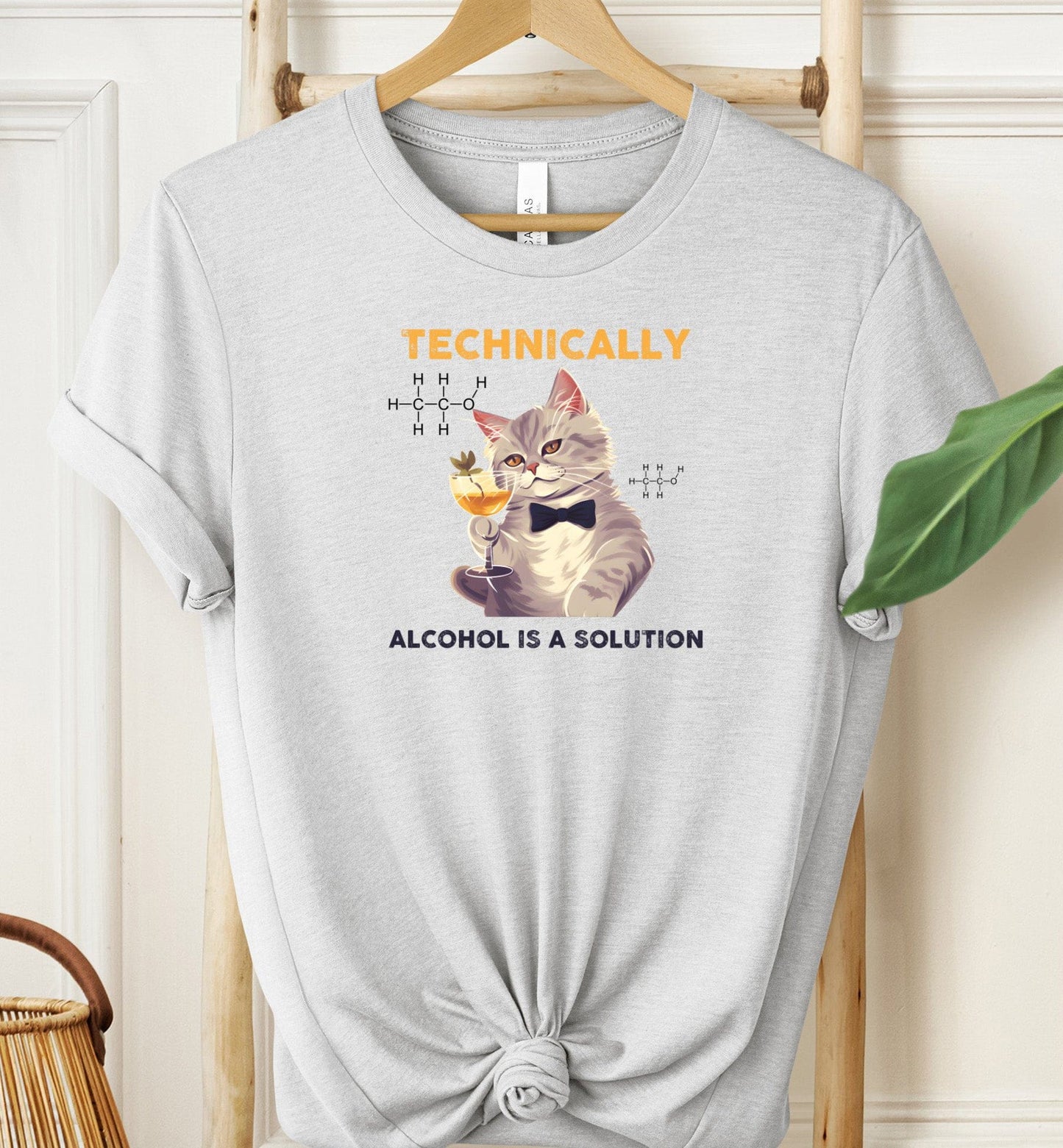 Technically Alcohol Is A Solution T-shirt