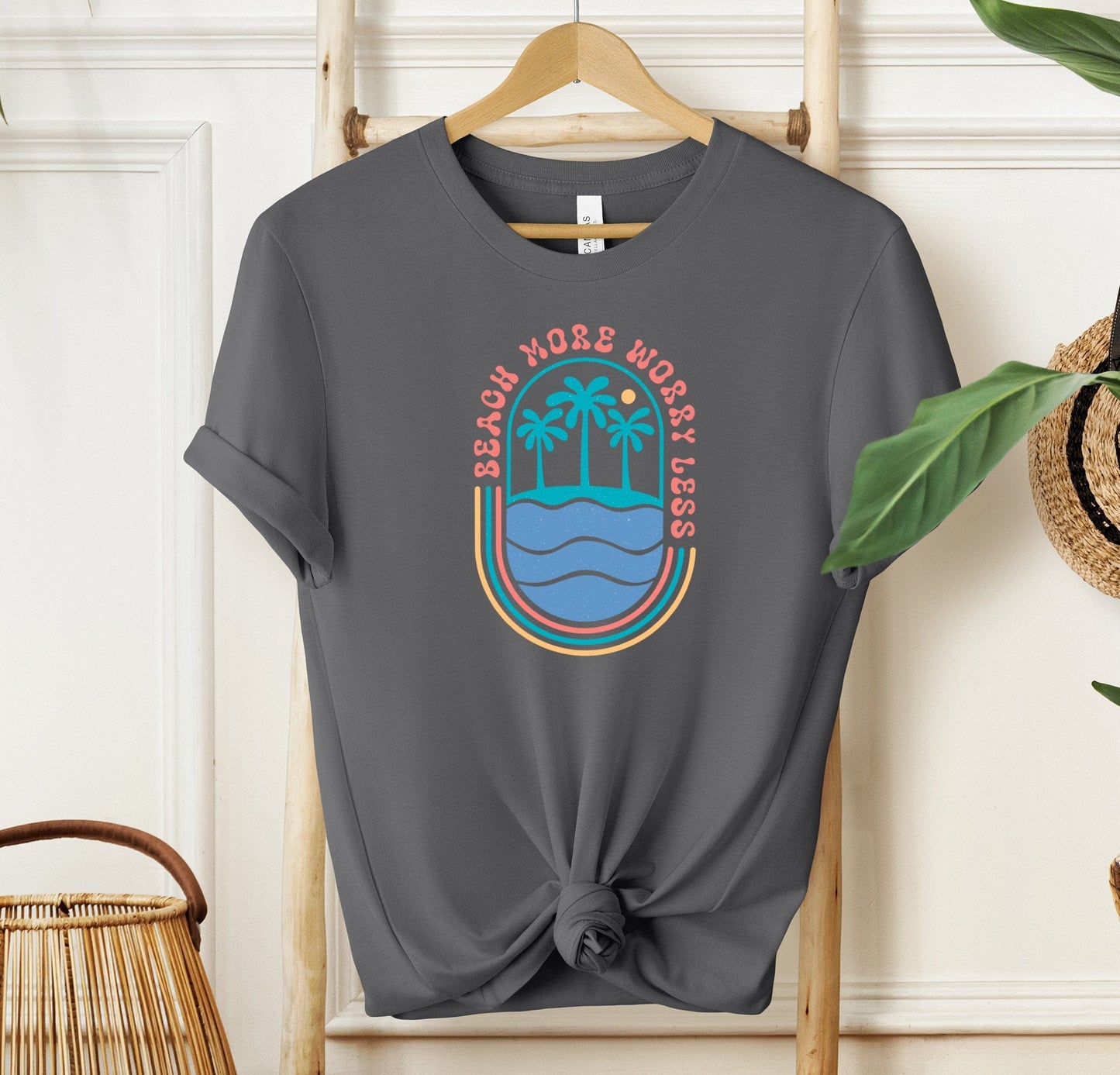 Beach More Worry Less T-shirt