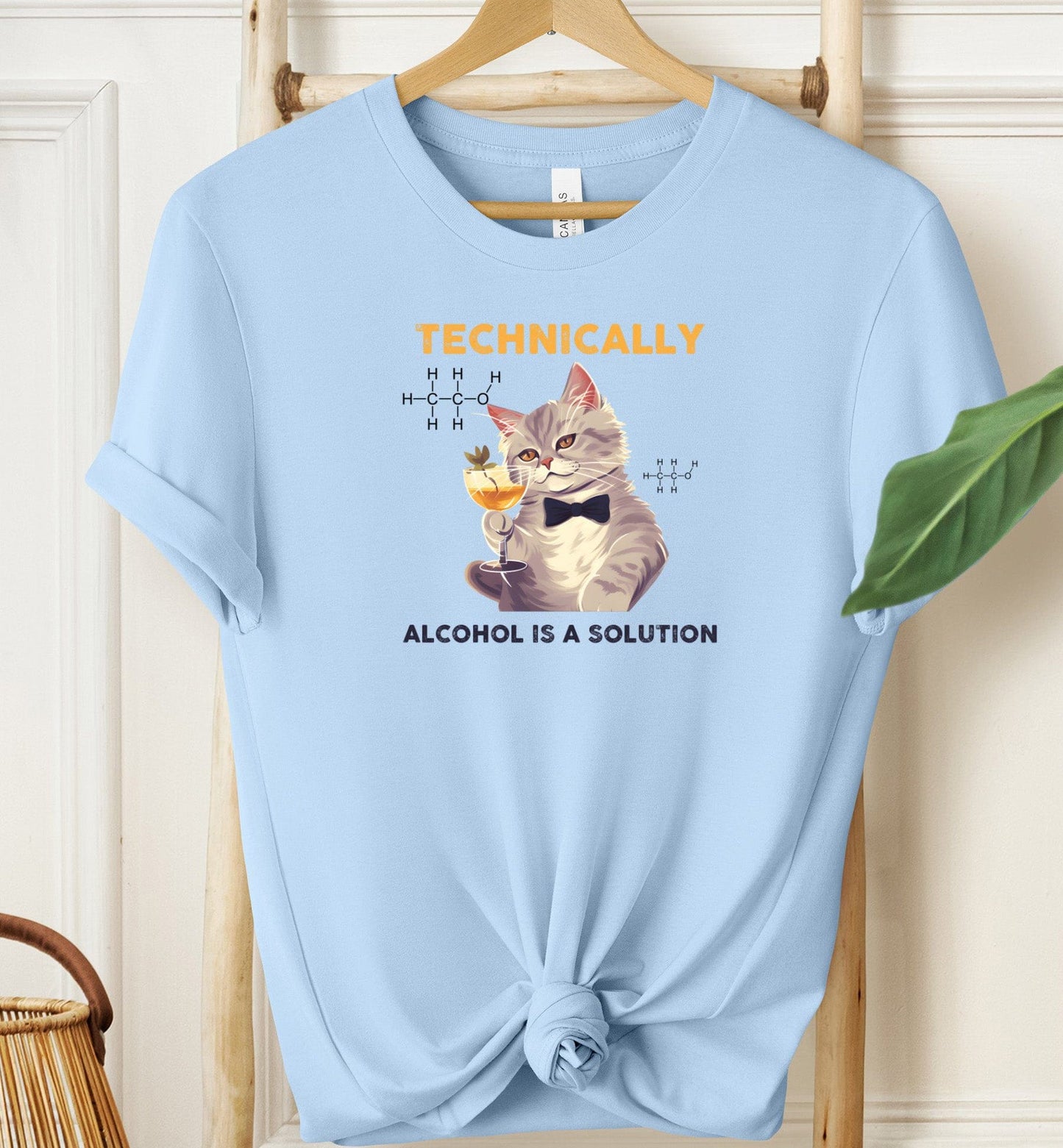 Technically Alcohol Is A Solution T-shirt