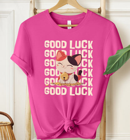 Good Luck Cat T-shirt