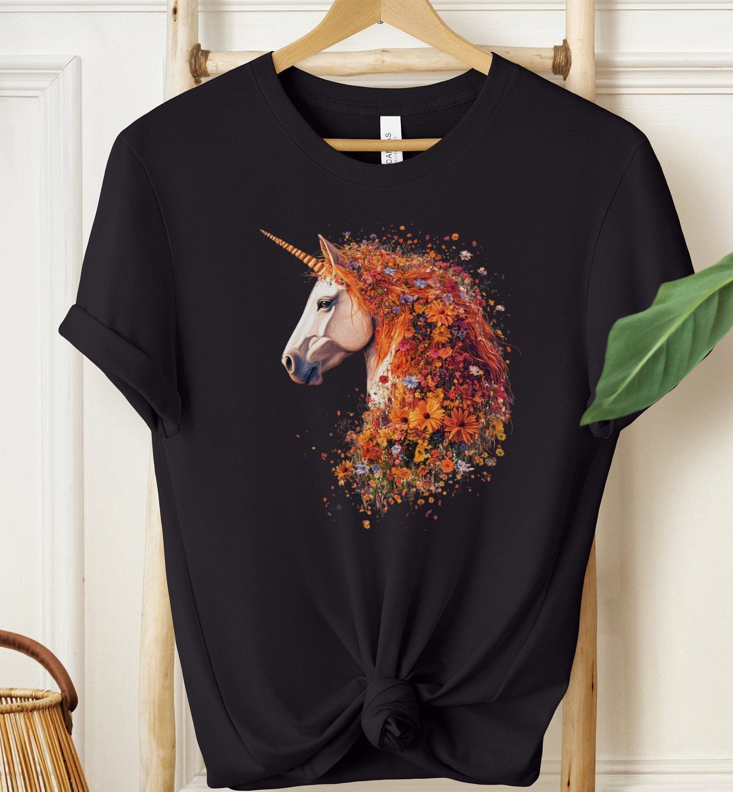 Floral Unicorn T-Shirt