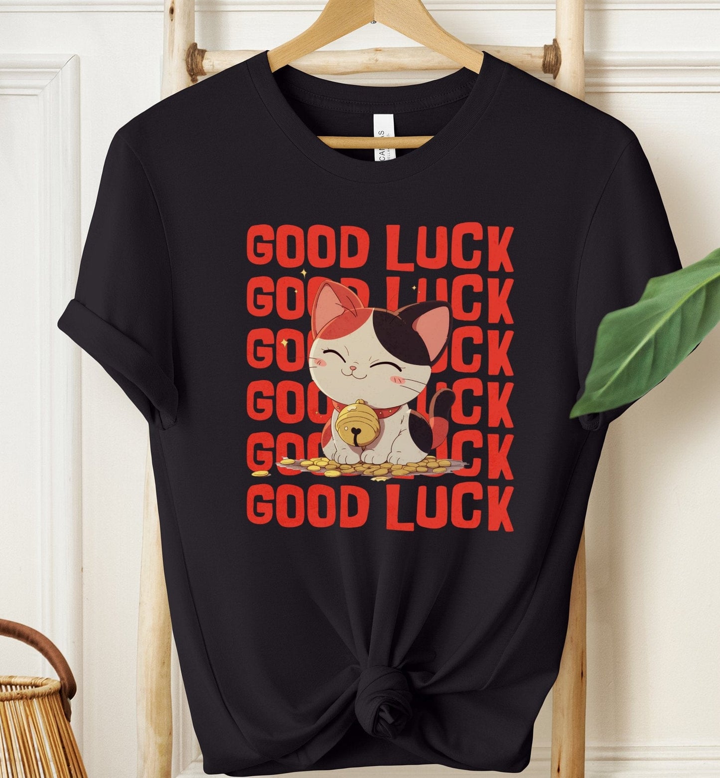 Good Luck Cat T-shirt
