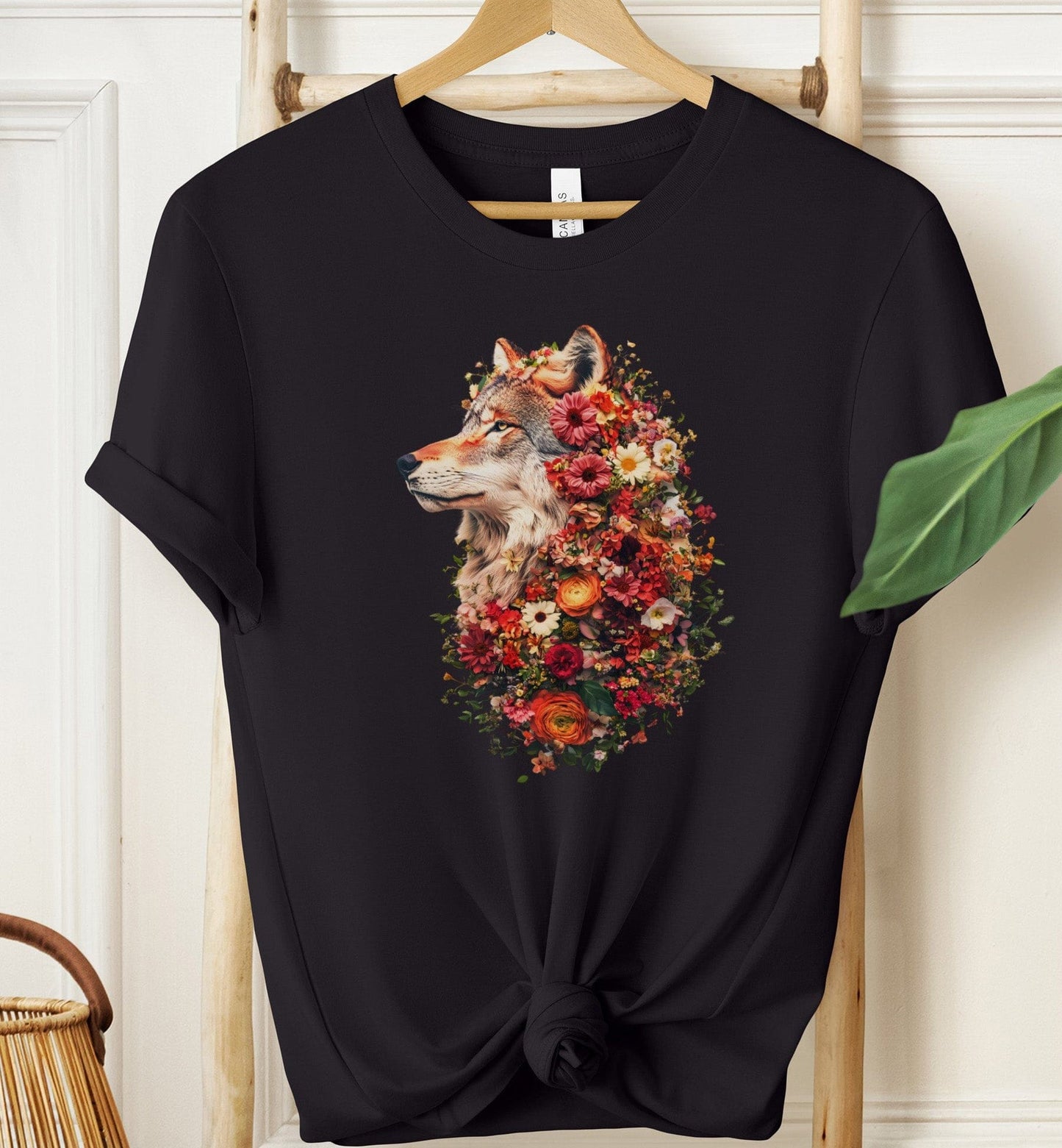 Floral Wolf T-Shirt