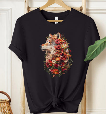 Floral Wolf T-Shirt