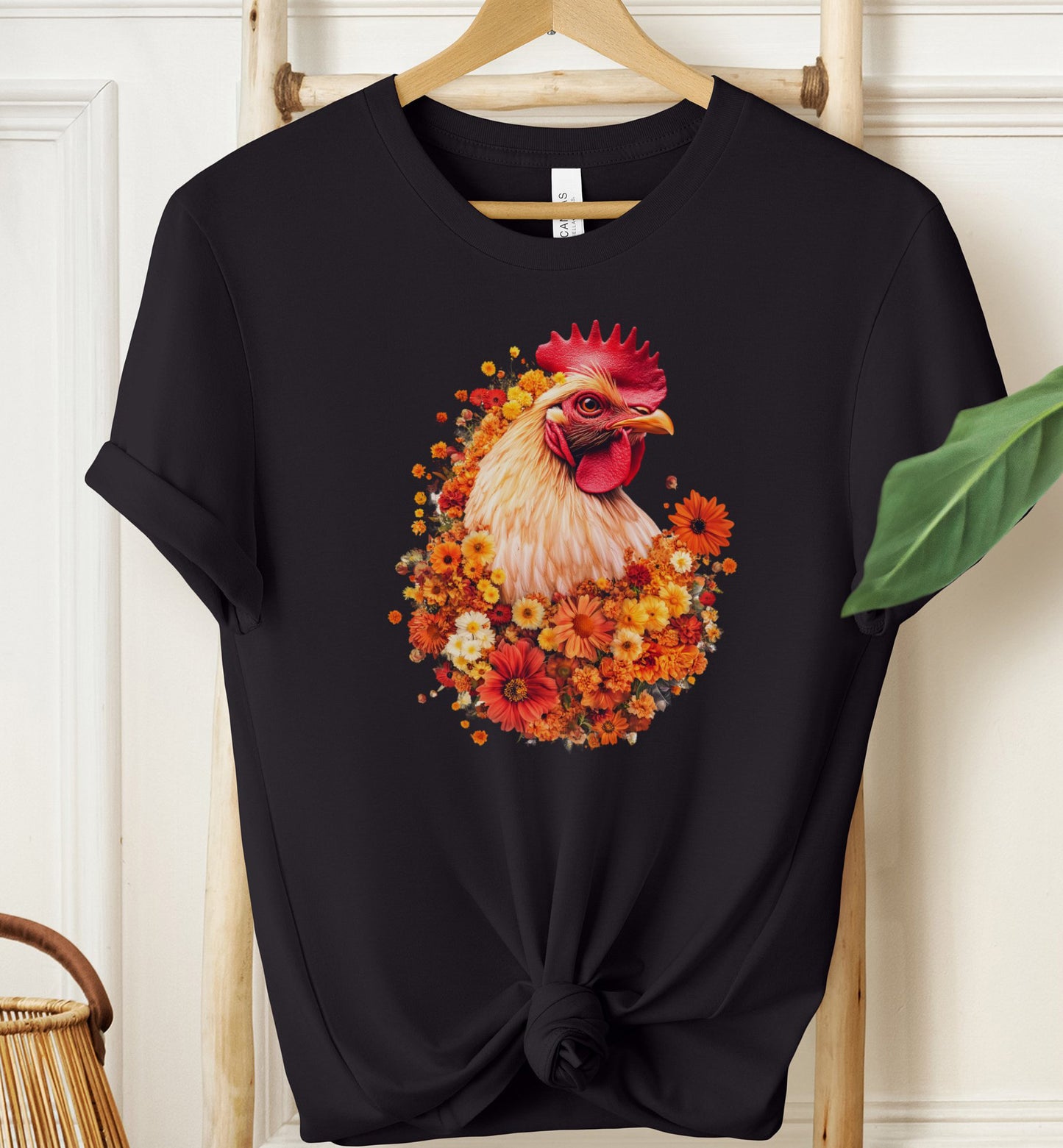 Floral Chicken T-Shirt