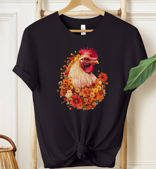 Floral Chicken T-Shirt