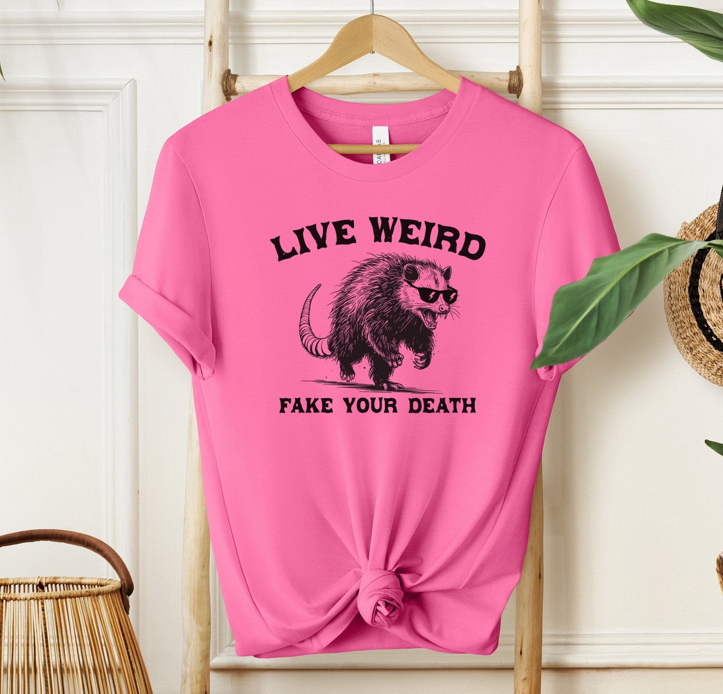 Live Weird Fake Your Death T-shirt