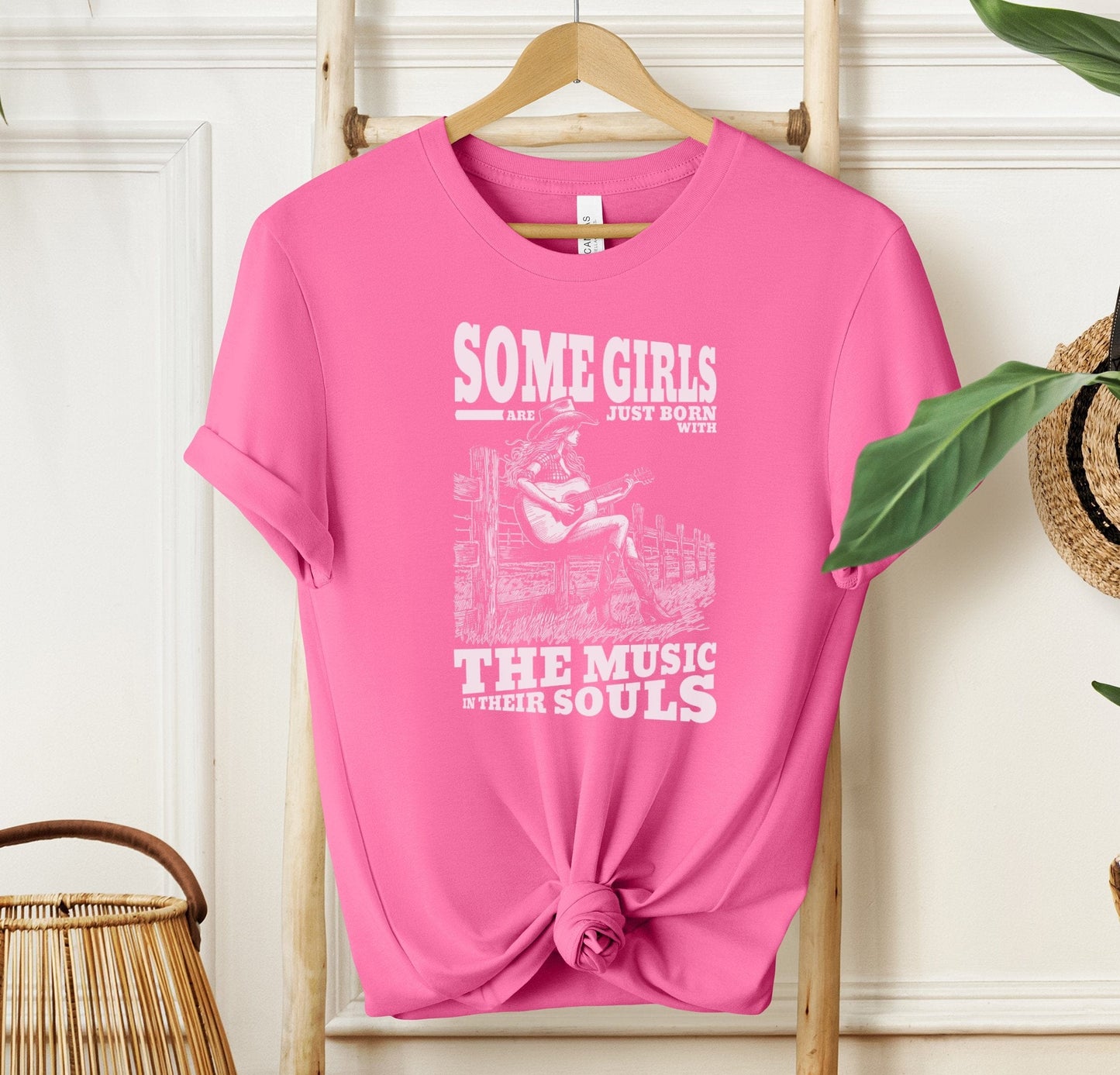 Some Girls Are Just Born With The Music In Their Souls T-shirt