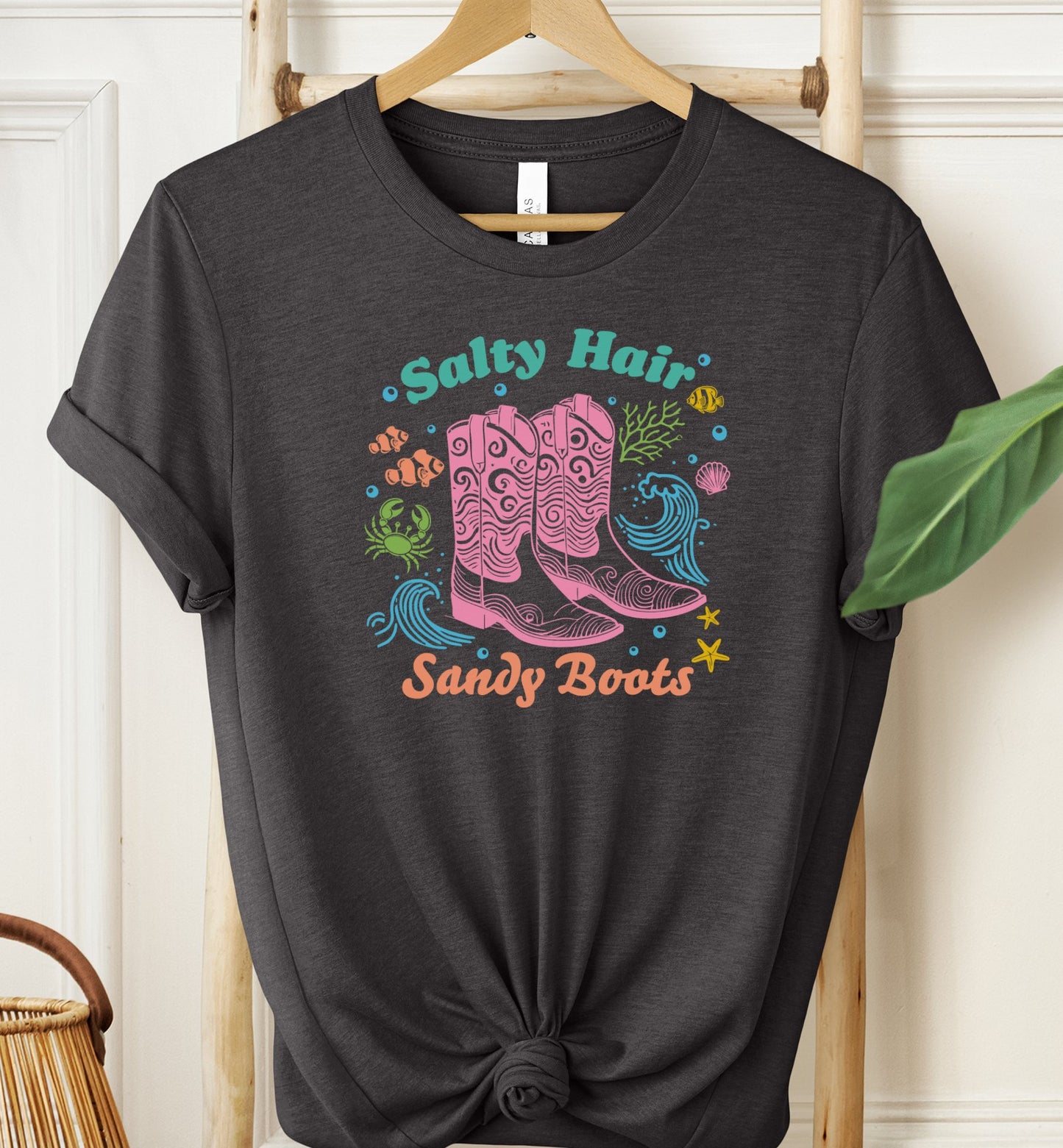 Salty Hair Sandy Boots T-shirt