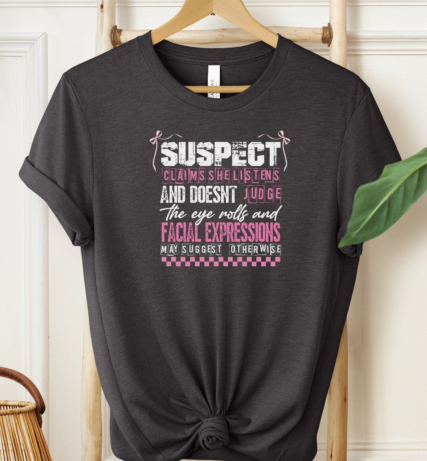 Suspect Claims T-shirt