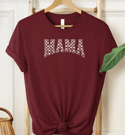 Mama Chequered T-shirt