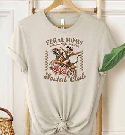 Feral Moms Raising Hellions T-shirt