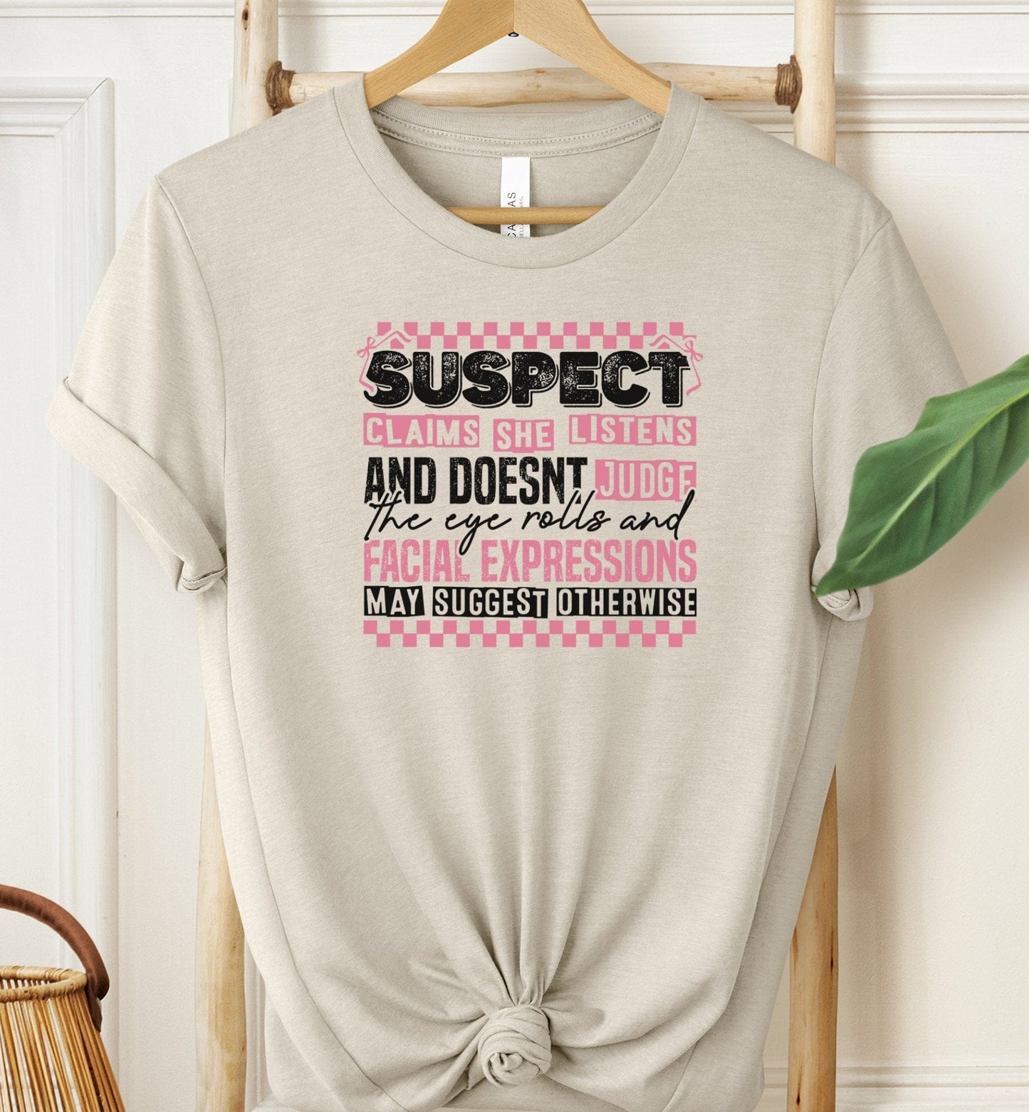 Suspect Claims T-shirt