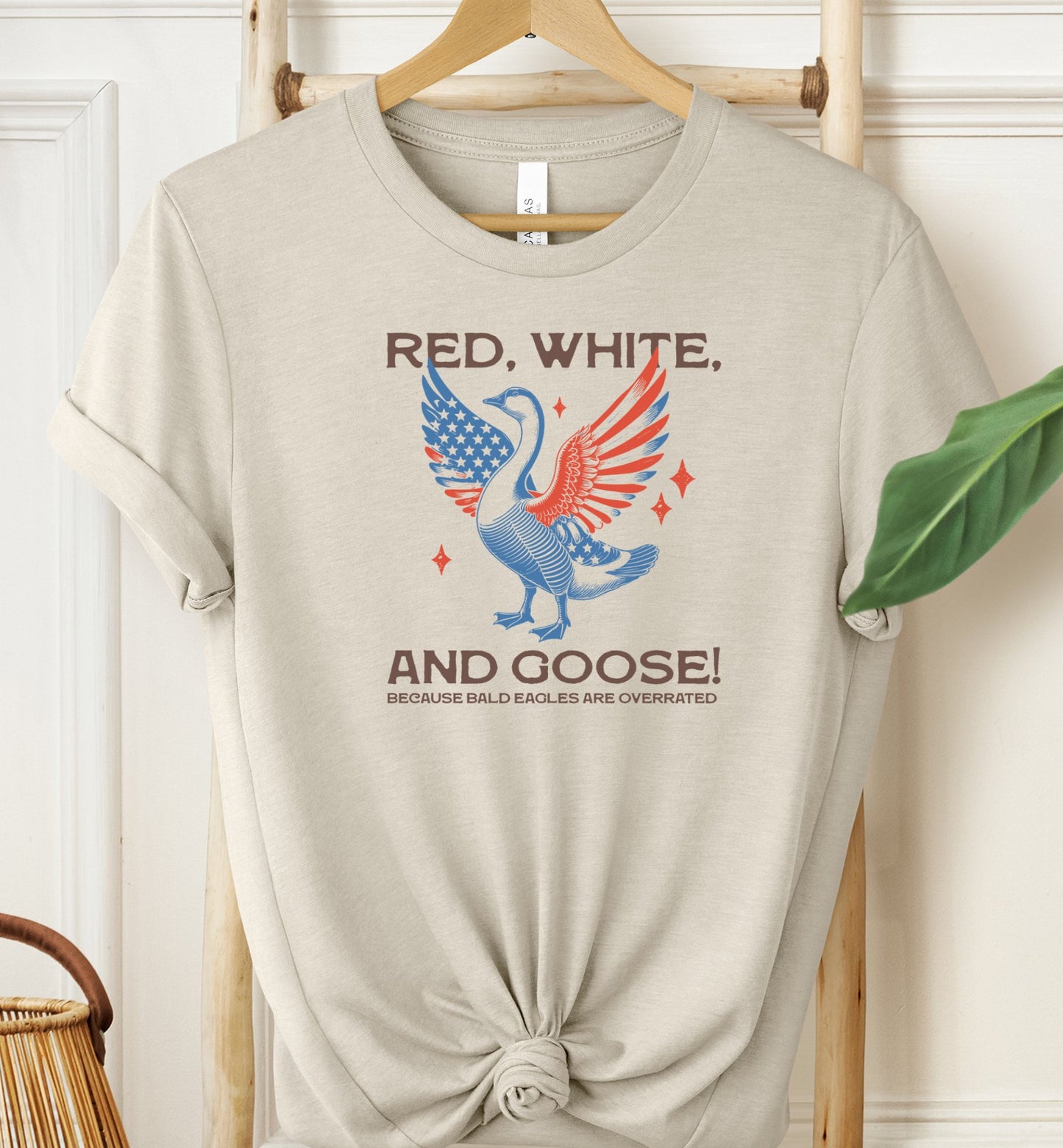Red White and Goose T-shirt