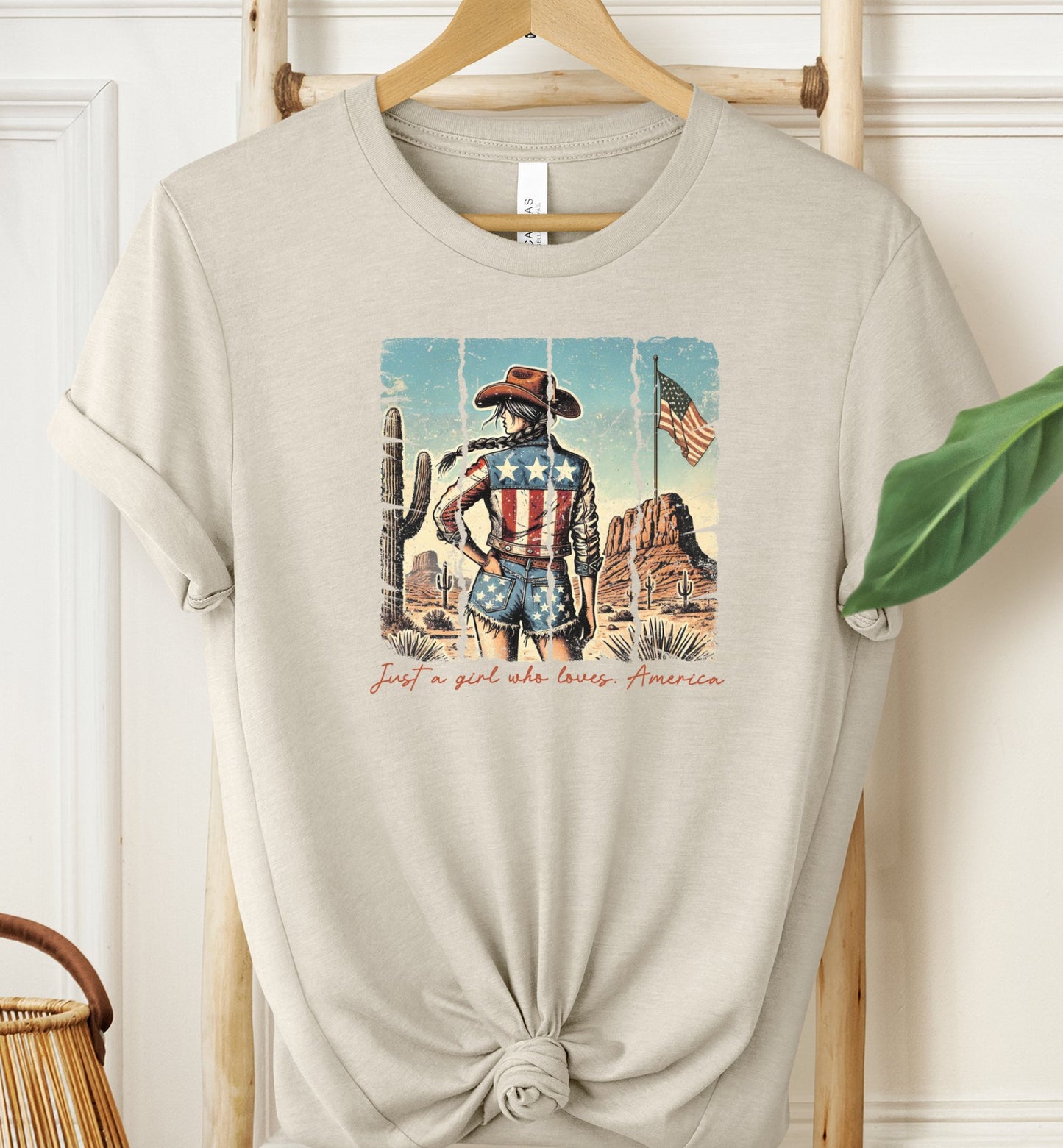 Just a Girl Who Loves America T-shirt