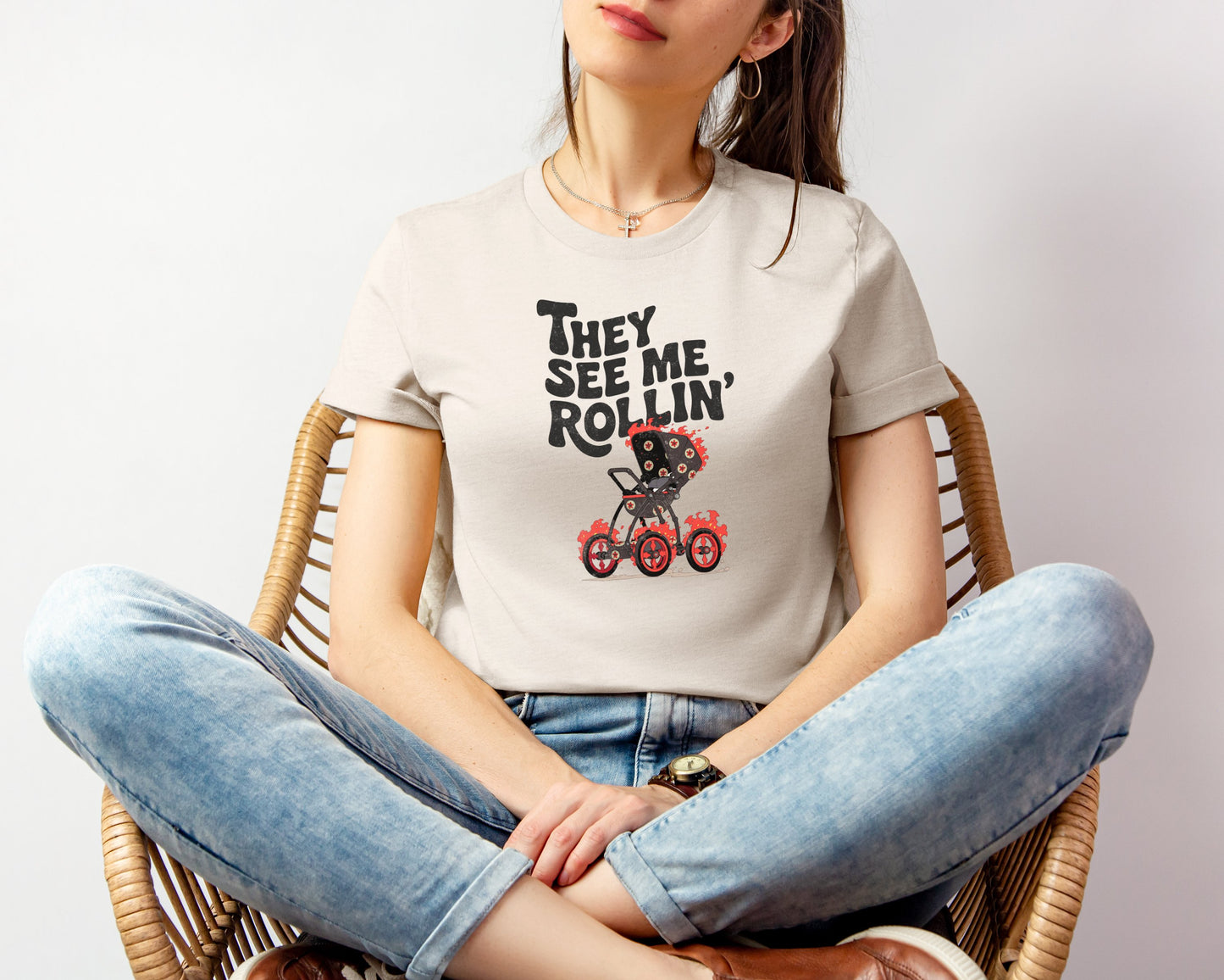 They See Me Rollin' T-shirt