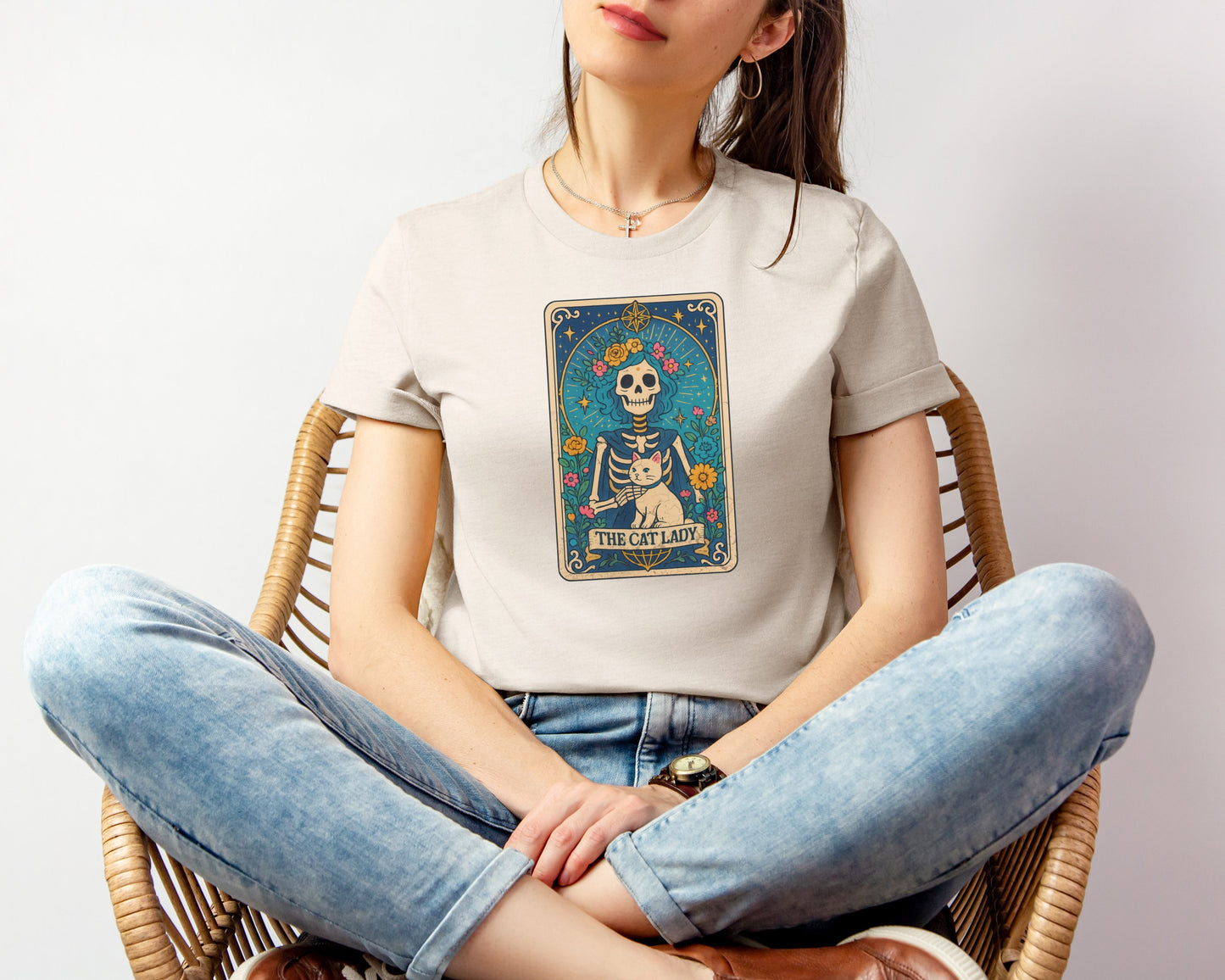 The Cat Lady Tarot T-shirt