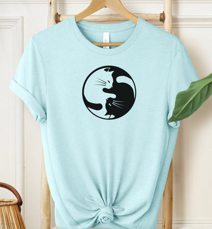 Yin Yang Cat T-shirt