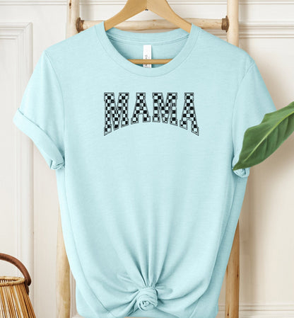 Mama Chequered T-shirt