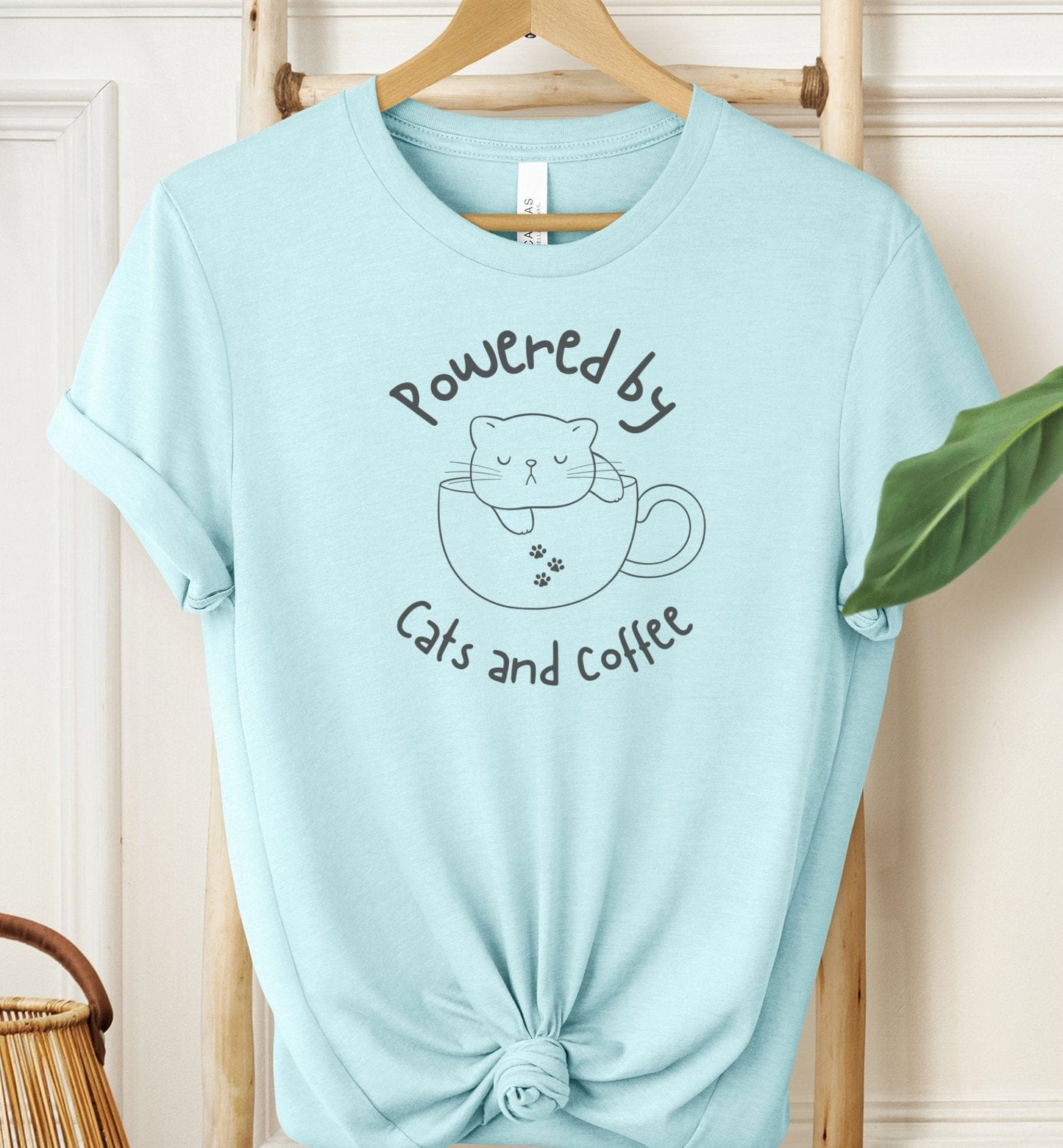Powered by Cats and Coffee T-shirt