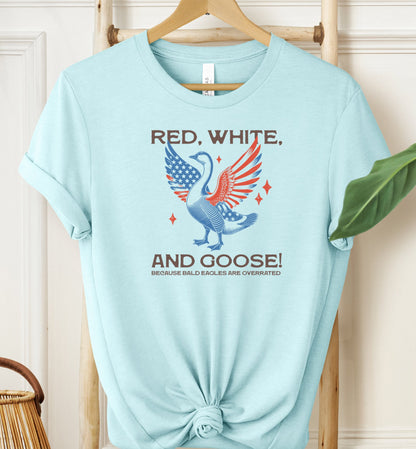 Red White and Goose T-shirt