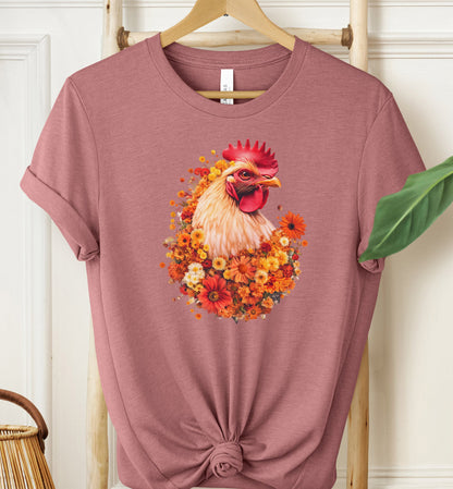 Floral Chicken T-Shirt