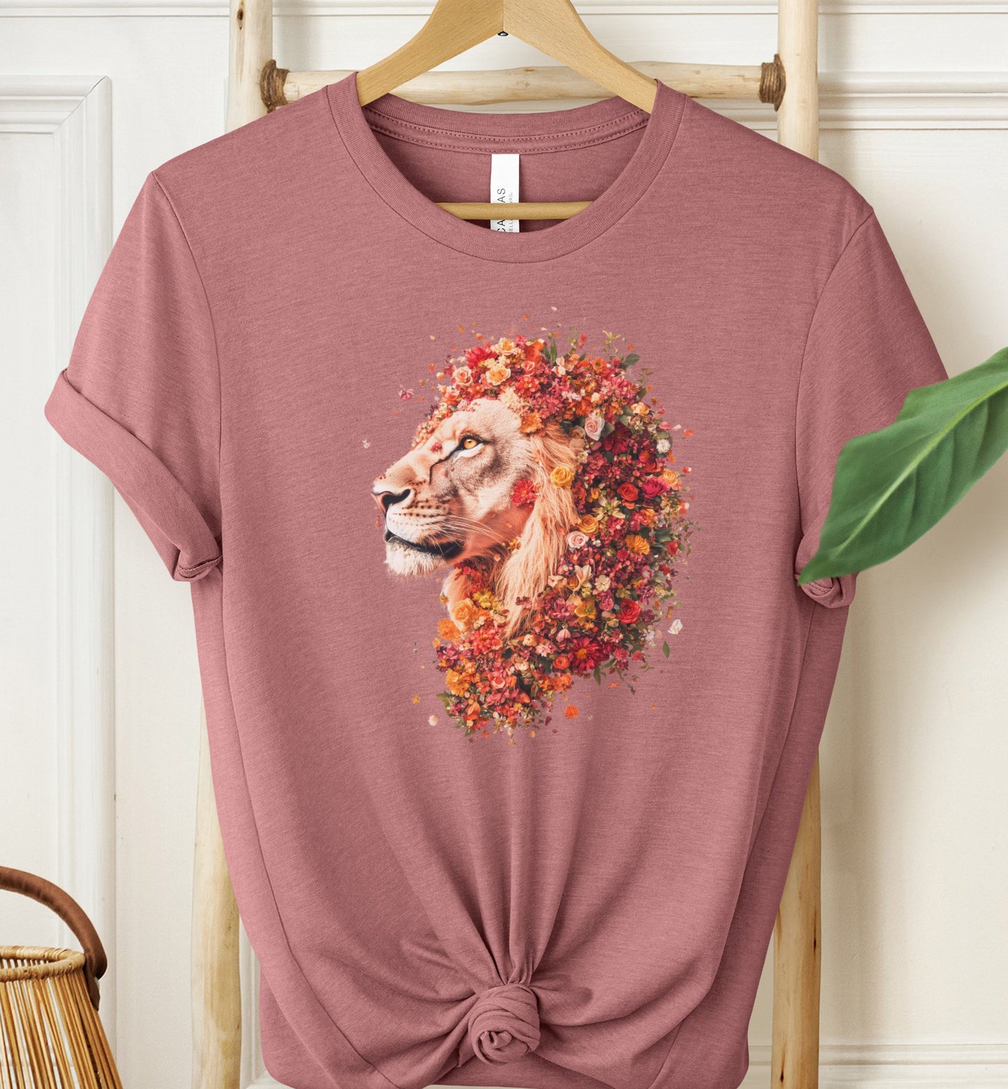 Floral Lion T-Shirt