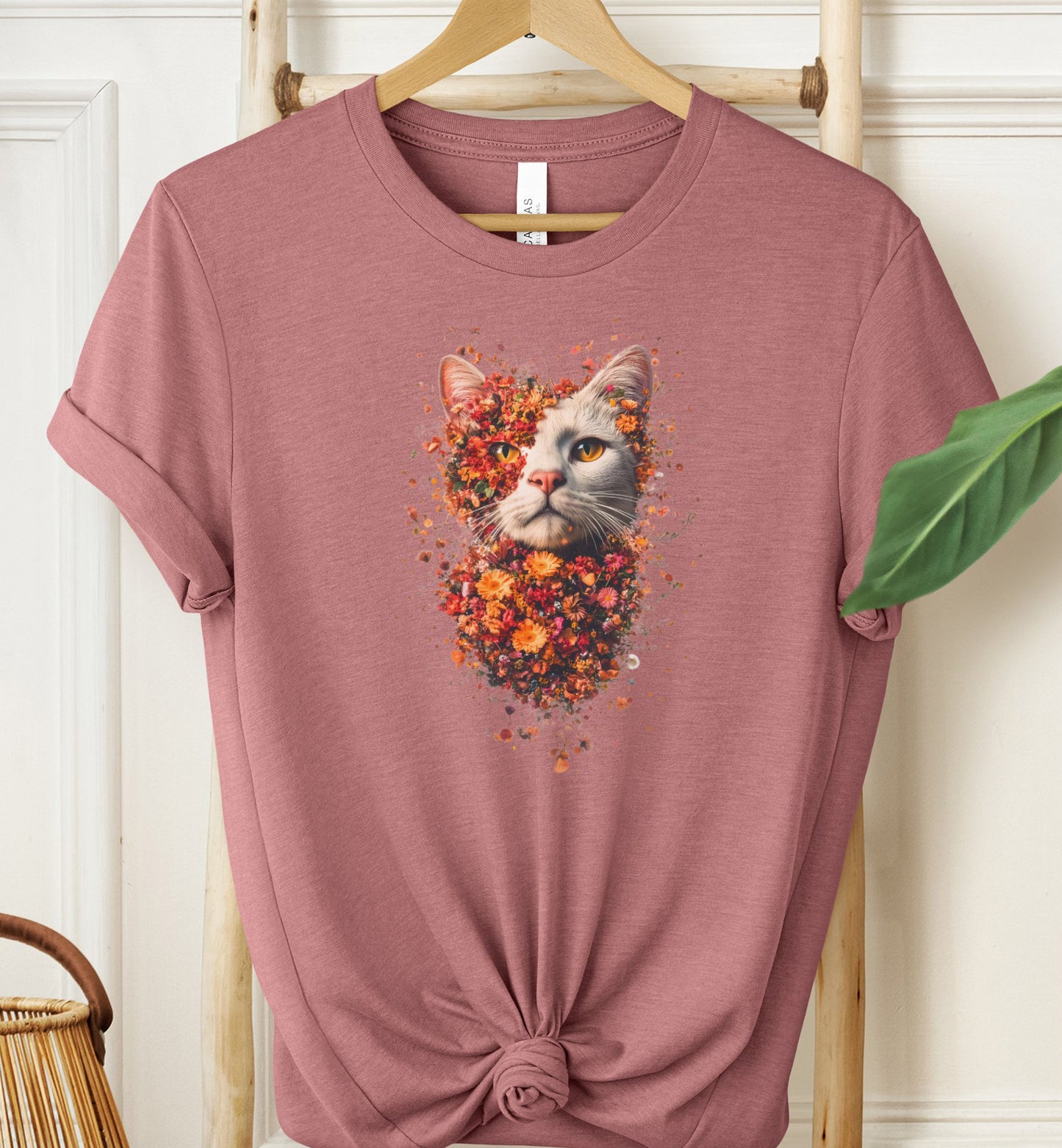 Floral Cat T-Shirt