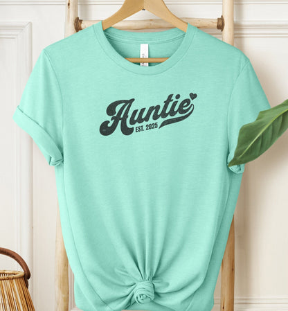 Auntie Heart Est 2025 T-shirt