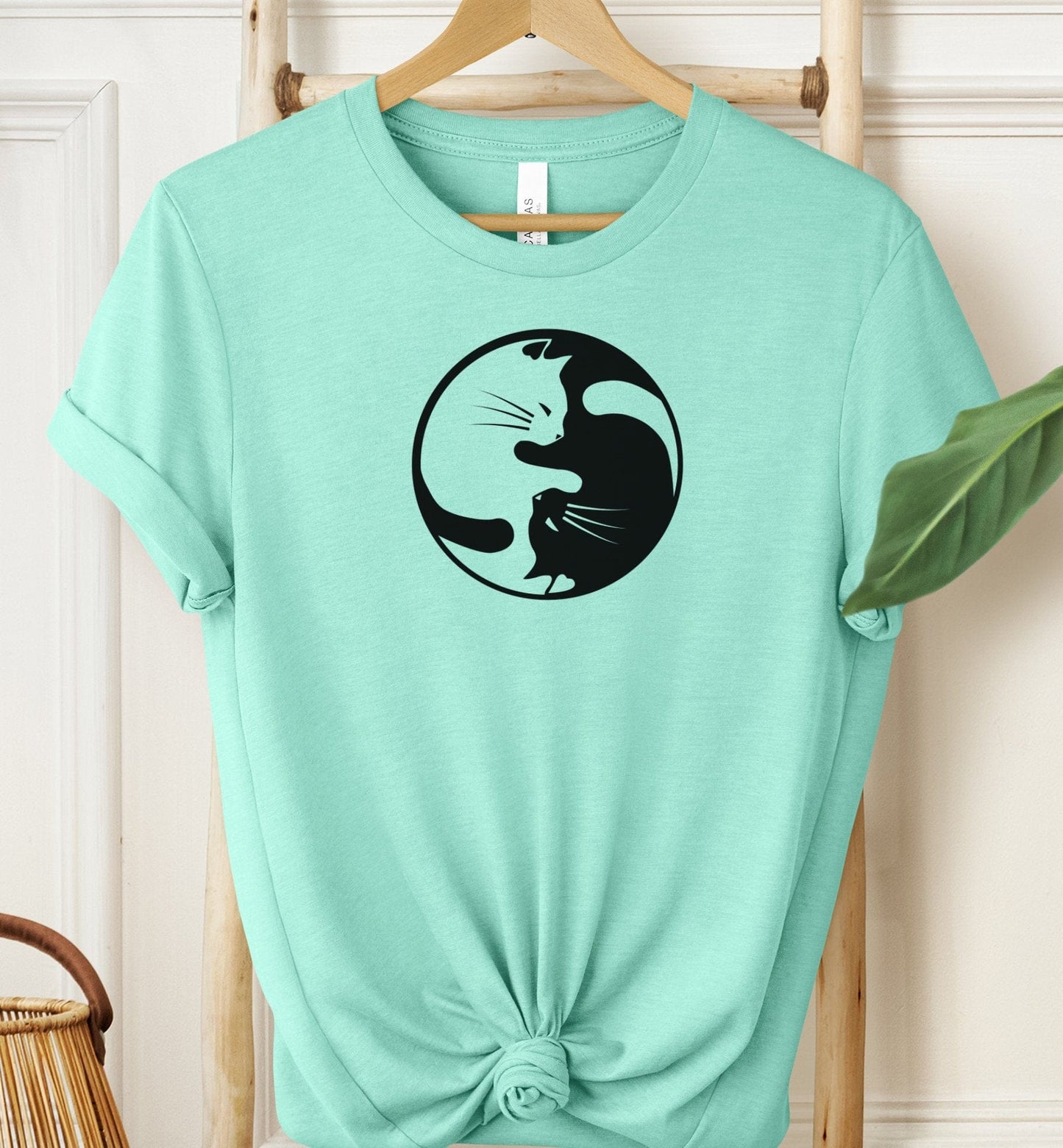 Yin Yang Cat T-shirt
