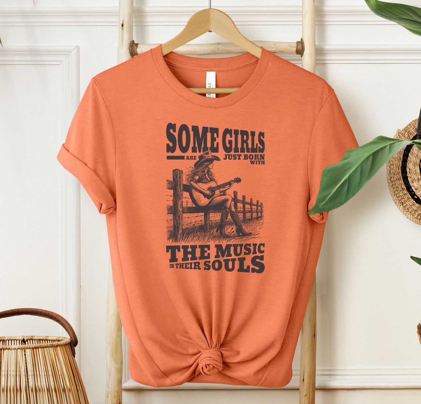 Some Girls Are Just Born With The Music In Their Souls T-shirt