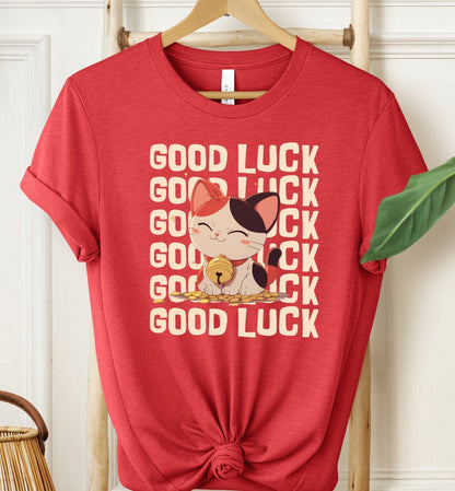 Good Luck Cat T-shirt