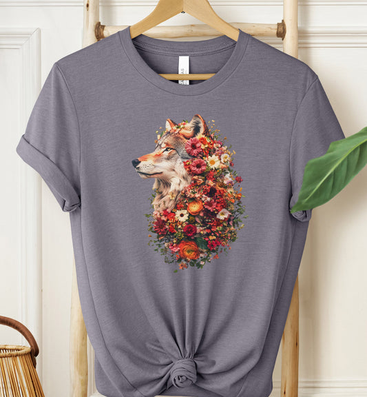 Floral Wolf T-Shirt