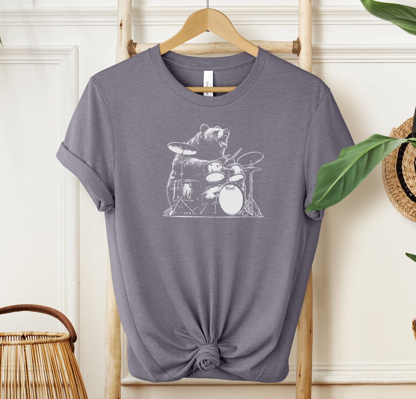 Bear Drumming T-shirt