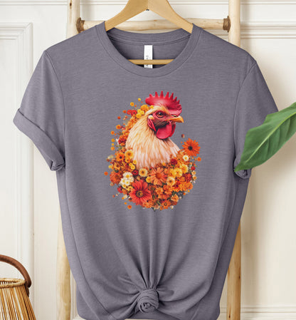 Floral Chicken T-Shirt