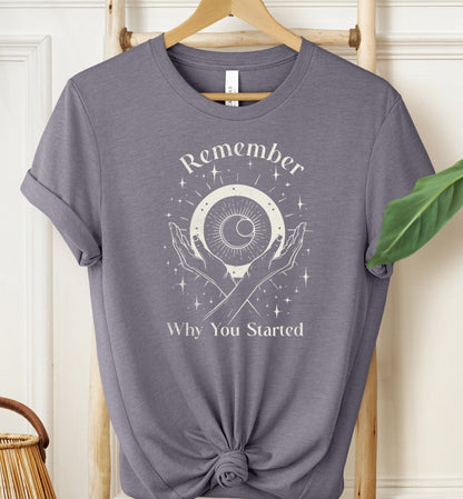 Remember Why You Started T-shirt