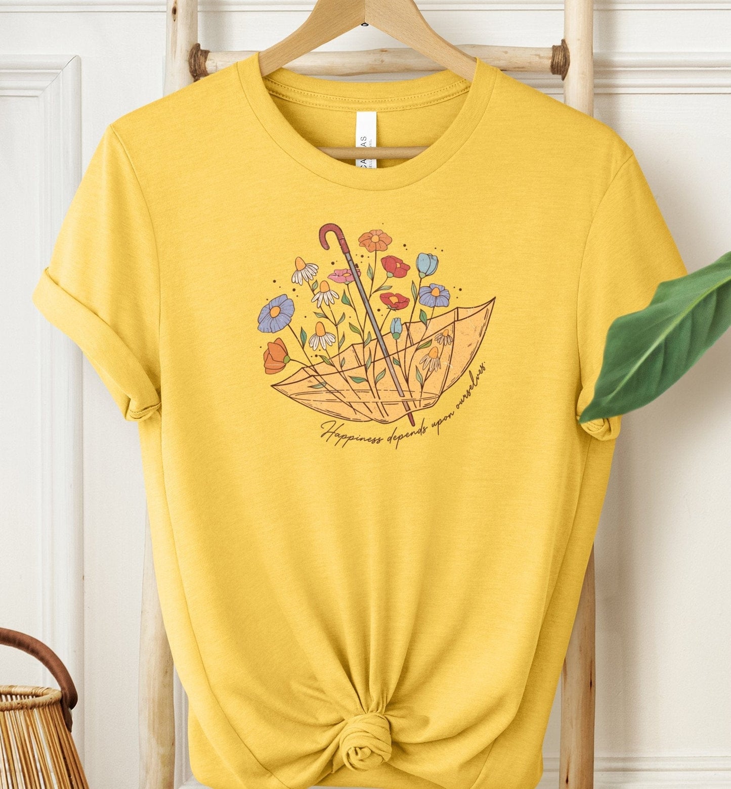 Happiness Depends Upon Ourselves T-shirt