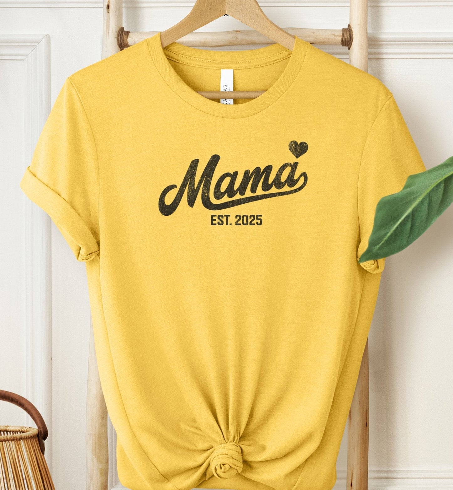 Mama Heart Est 2025 T-shirt