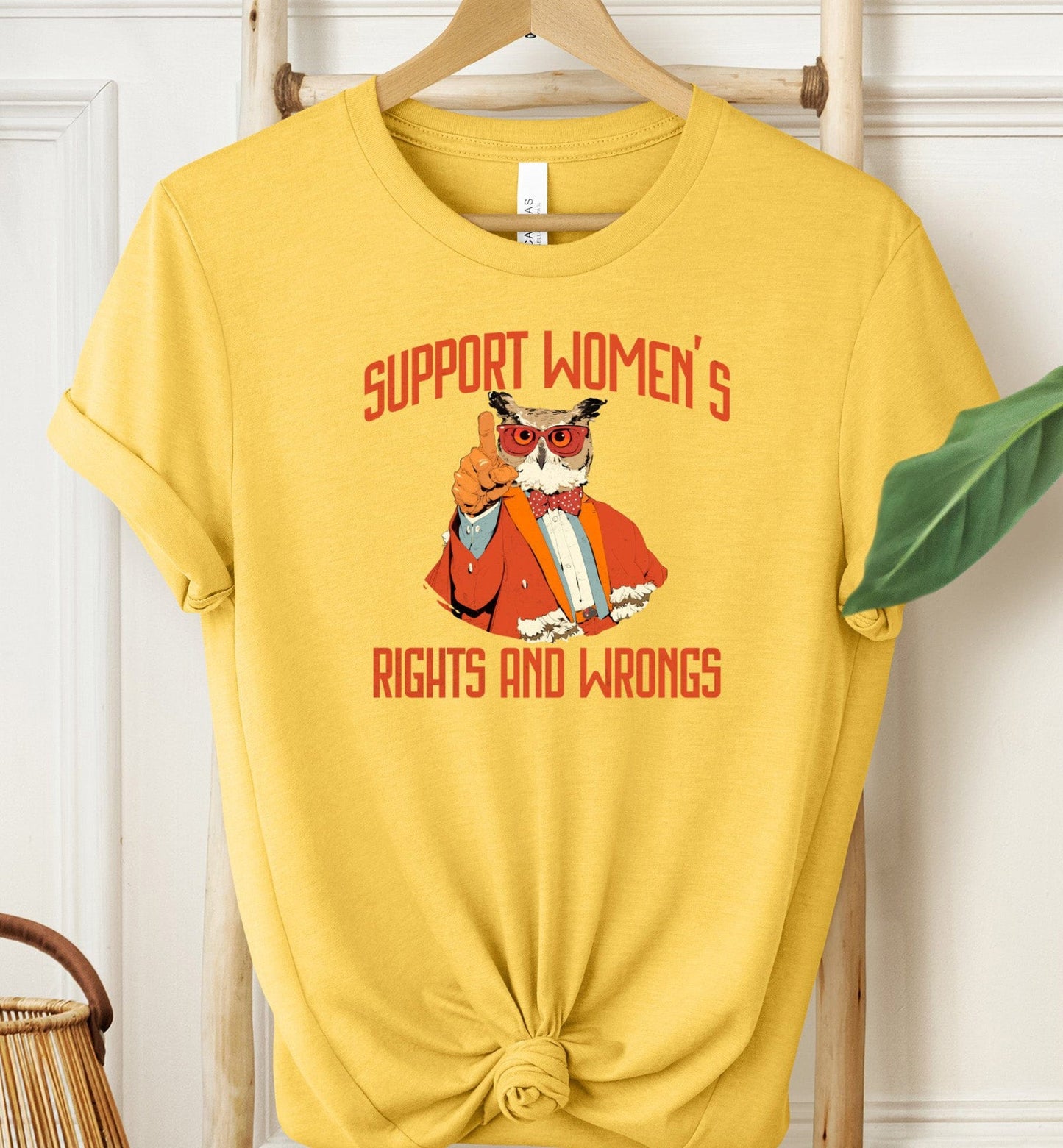 Support Women's Rights and Wrongs T-shirt