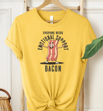 Emotional Support Bacon T-shirt
