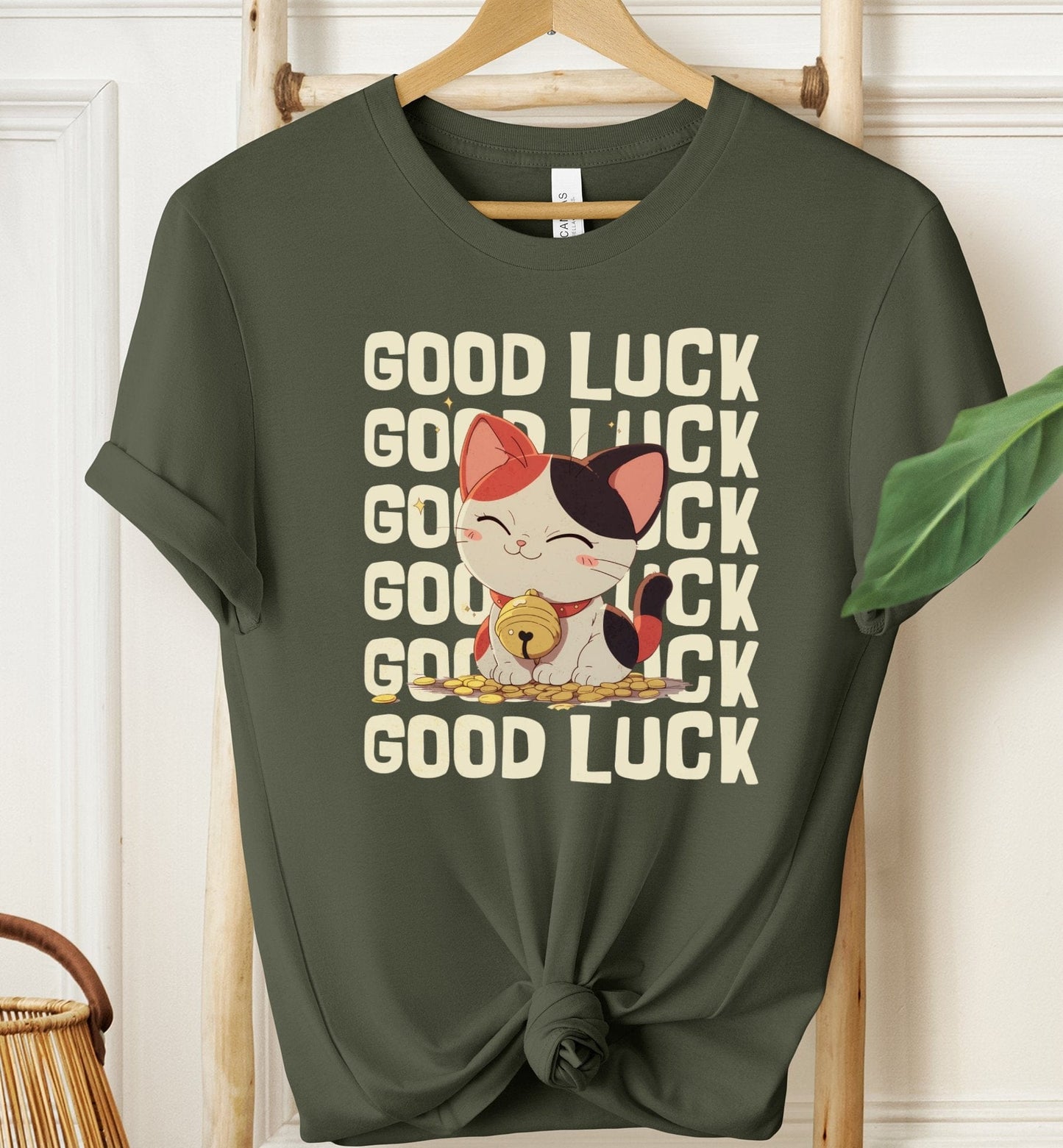 Good Luck Cat T-shirt