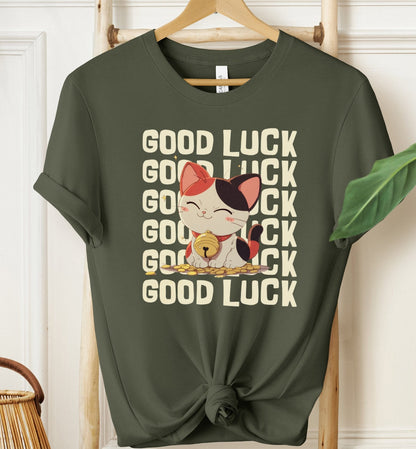 Good Luck Cat T-shirt