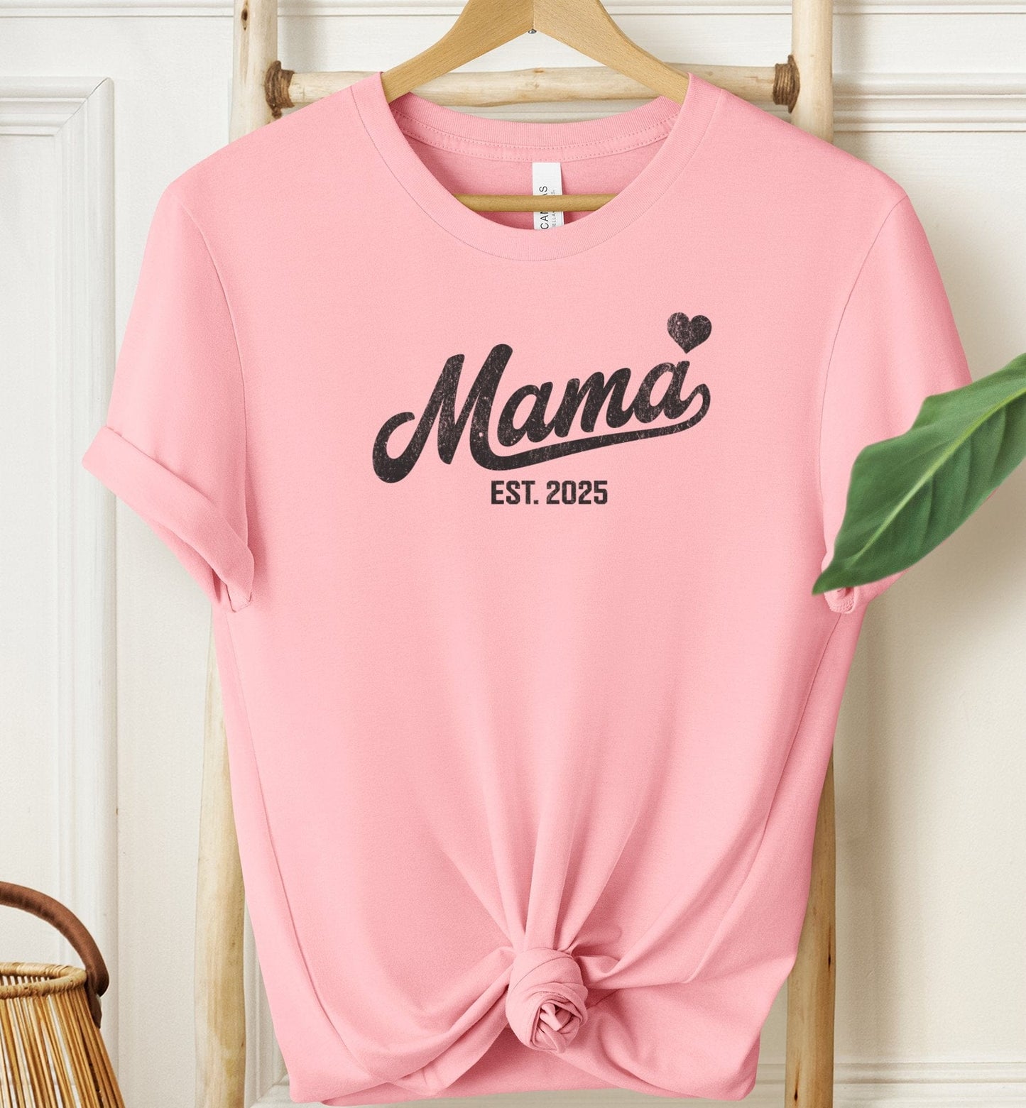 Mama Heart Est 2025 T-shirt