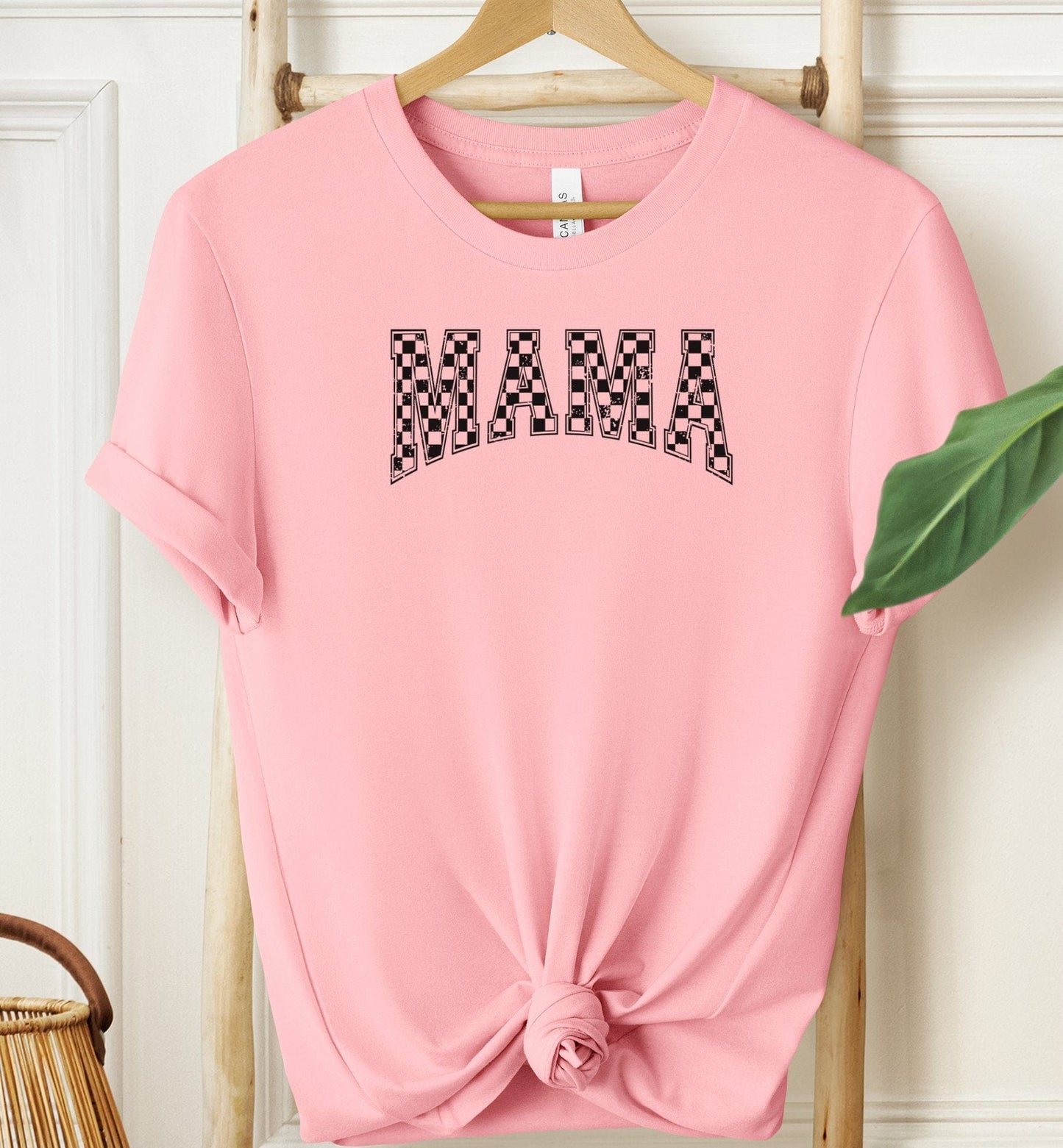 Mama Chequered T-shirt